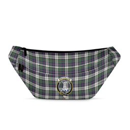 ScotsTee Shop Scottish MacCallum Dress Modern Clan Crest Tartan Fanny Pack Plaid Waist Bag