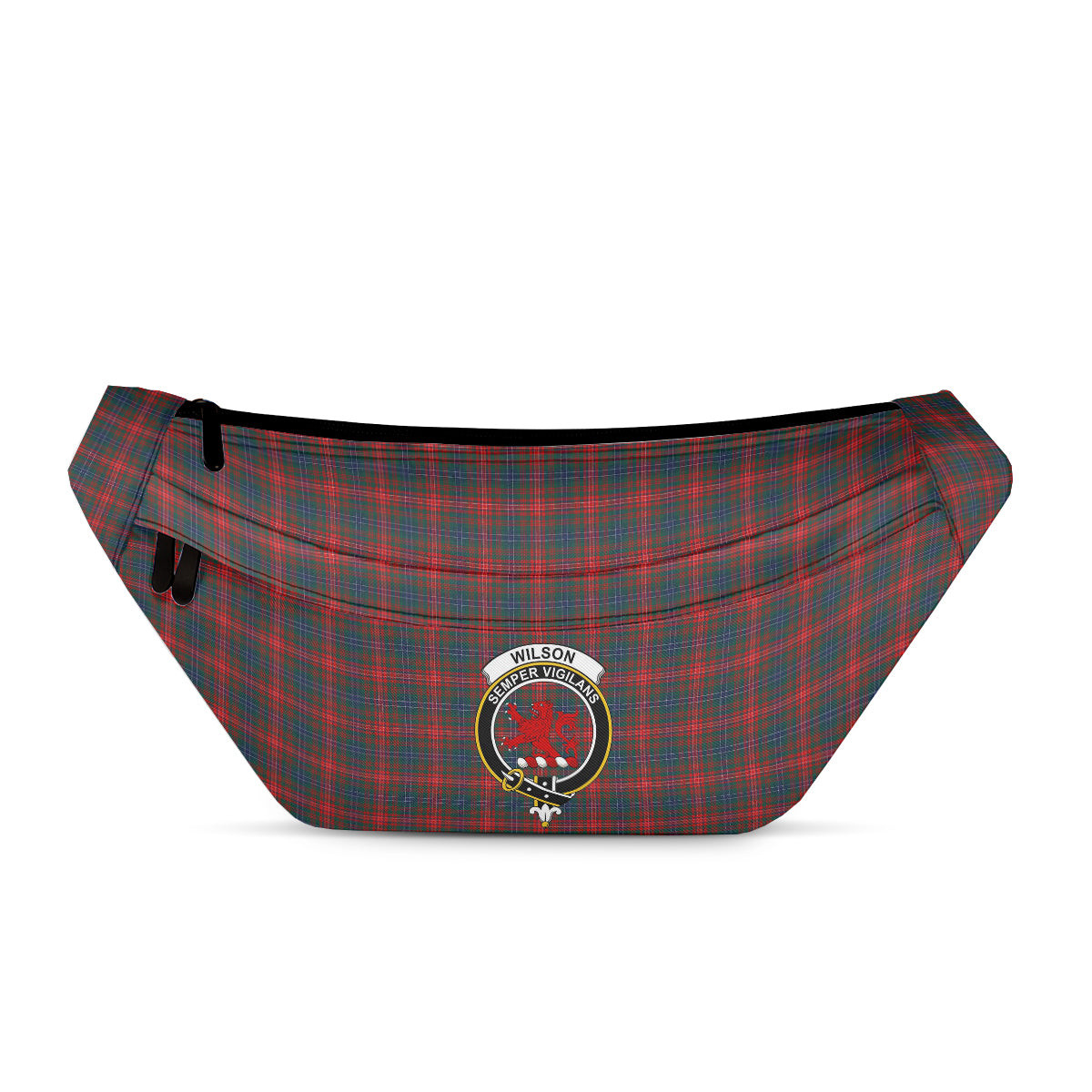 ScotsTee Shop Scottish Wilson 04 Clan Crest Tartan Fanny Pack Plaid Waist Bag