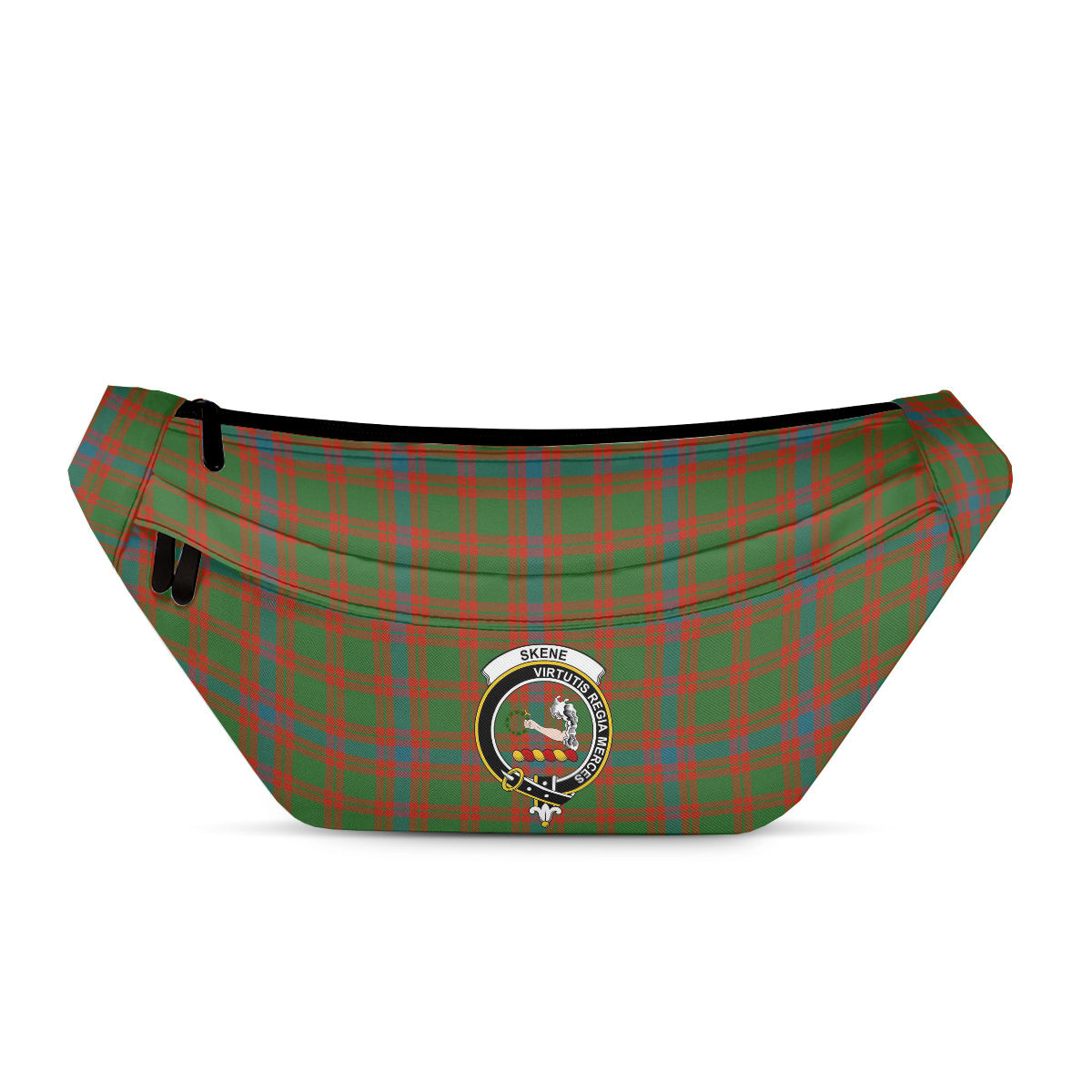 ScotsTee Shop Scottish Skene Ancient Clan Crest Tartan Fanny Pack Plaid Waist Bag