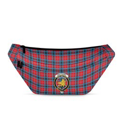 ScotsTee Shop Scottish MacTavish Modern Clan Crest Tartan Fanny Pack Plaid Waist Bag