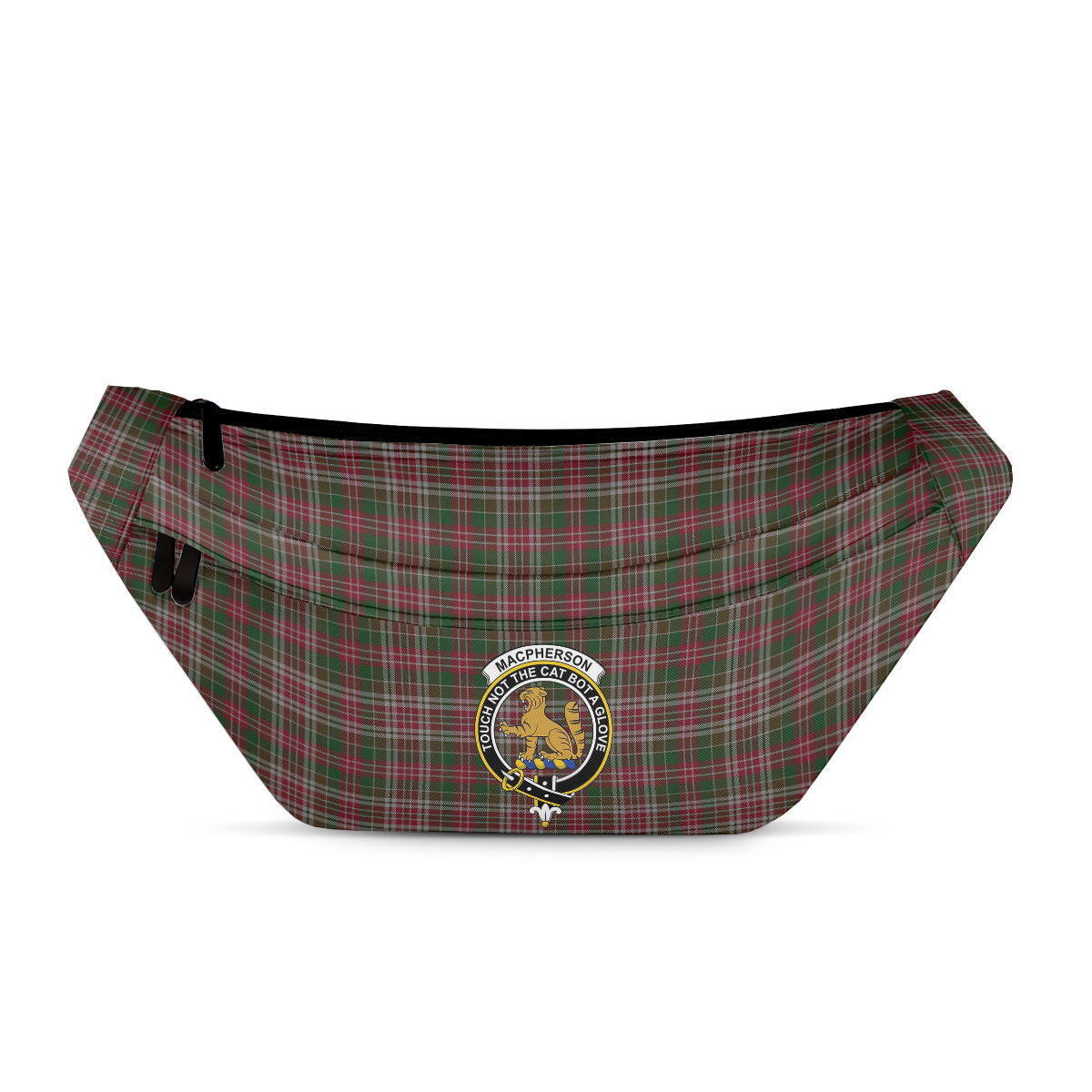ScotsTee Shop Scottish MacPherson 9 Clan Crest Tartan Fanny Pack Plaid Waist Bag