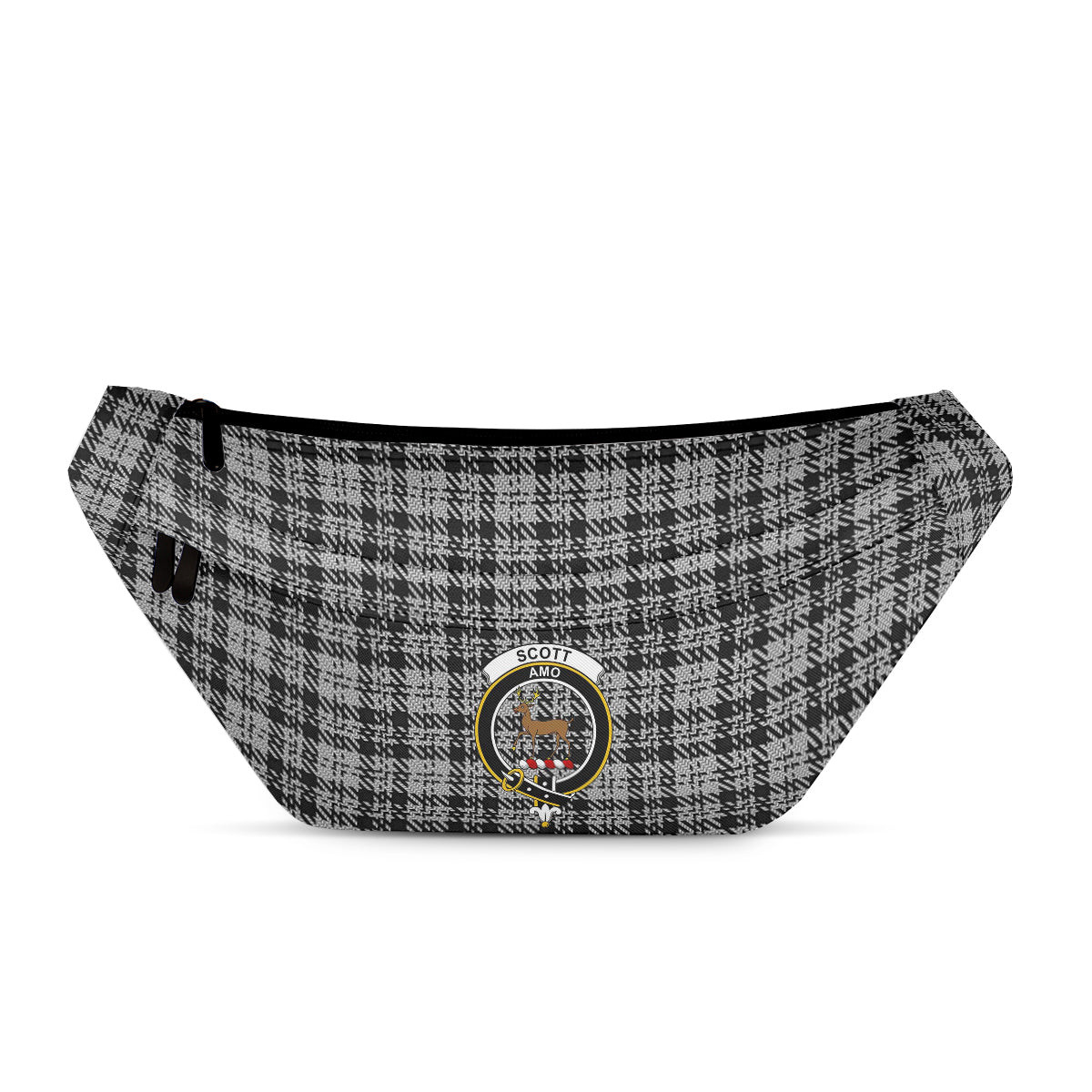 ScotsTee Shop Scottish Scott Abbreviated Clan Crest Tartan Fanny Pack Plaid Waist Bag