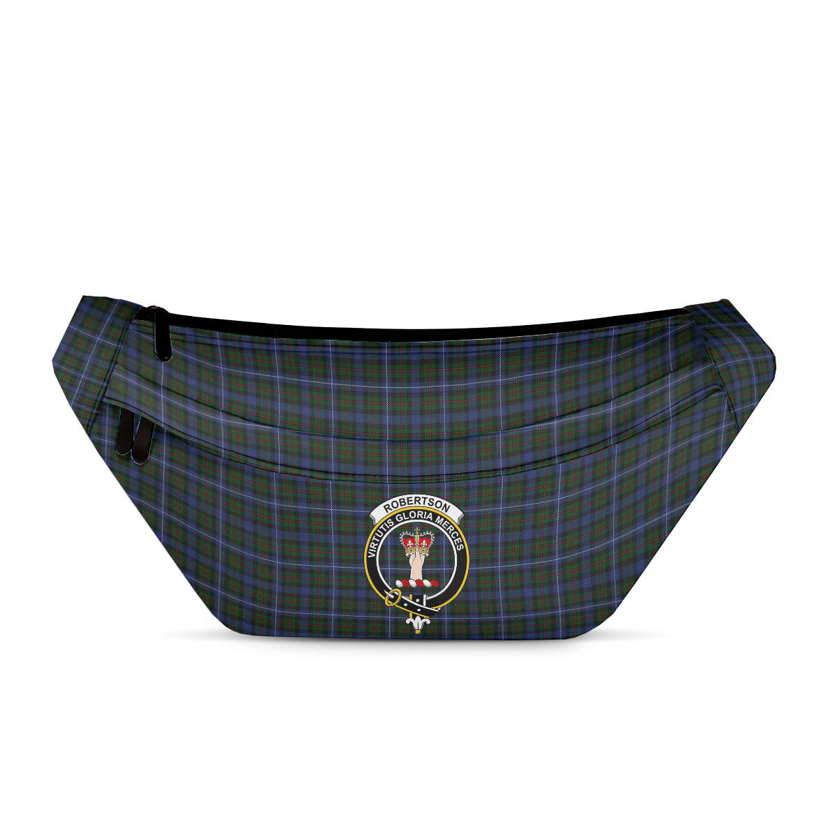 ScotsTee Shop Scottish Robertson Hunting 2 Clan Crest Tartan Fanny Pack Plaid Waist Bag