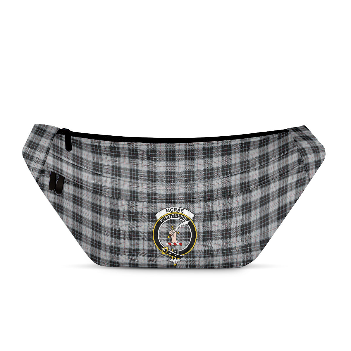 ScotsTee Shop Scottish McRae Dress Clan Crest Tartan Fanny Pack Plaid Waist Bag