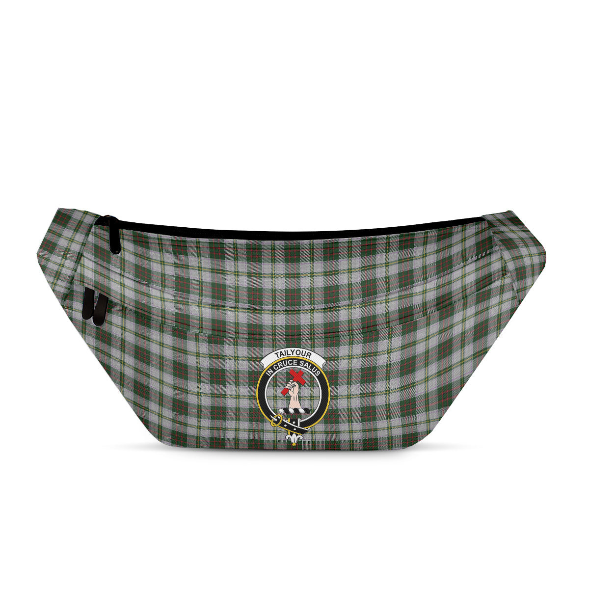 ScotsTee Shop Scottish Tailyour Dress 2 Clan Crest Tartan Fanny Pack Plaid Waist Bag