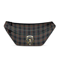 ScotsTee Shop Scottish Stewart Black Ancient Clan Crest Tartan Fanny Pack Plaid Waist Bag