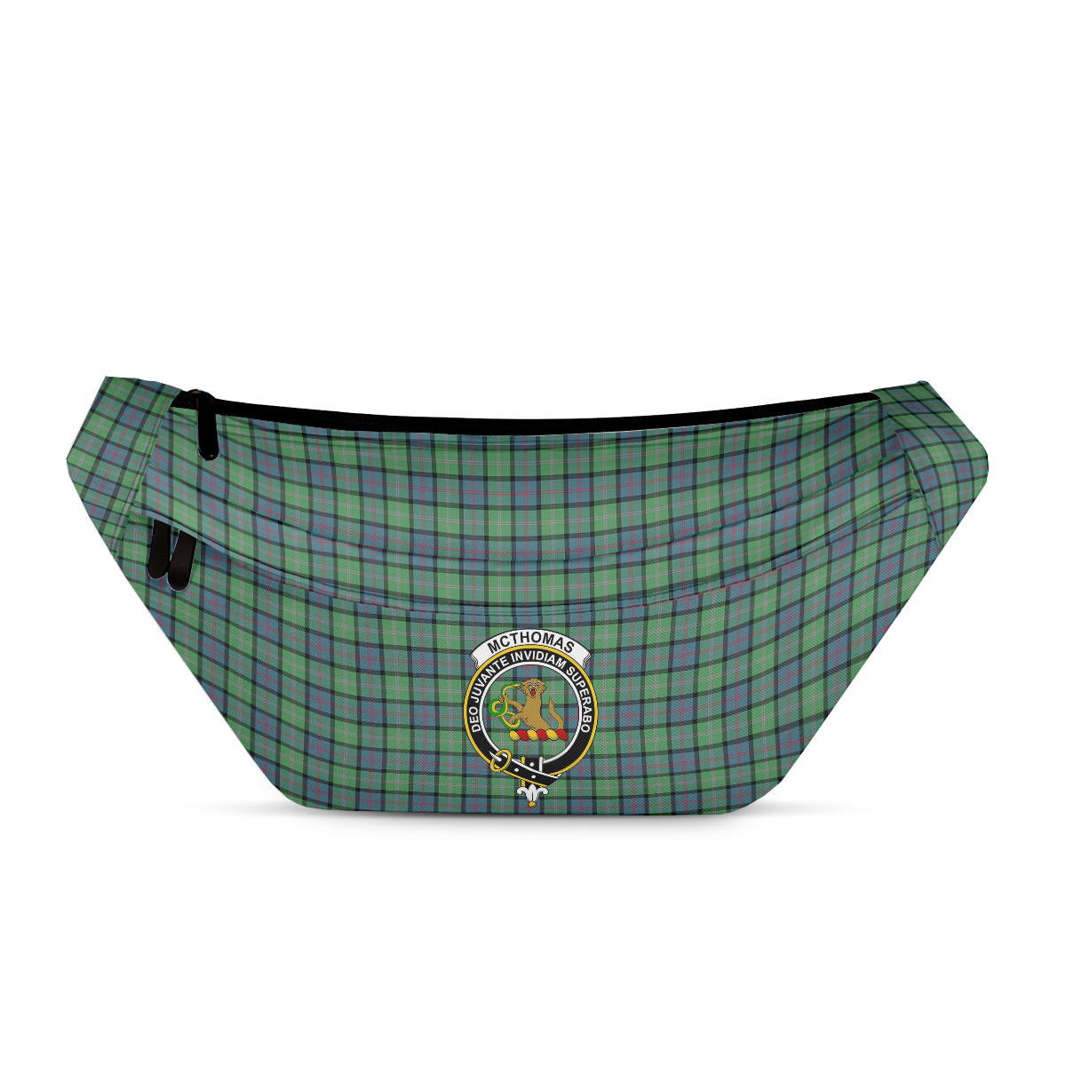 ScotsTee Shop Scottish McThomas Ancient Clan Crest Tartan Fanny Pack Plaid Waist Bag