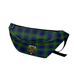 ScotsTee Shop Scottish Johnston Modern Clan Crest Tartan Fanny Pack Plaid Waist Bag