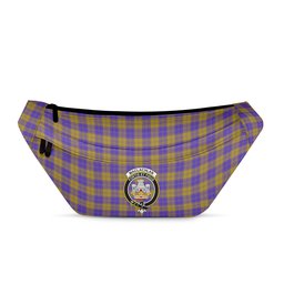 ScotsTee Shop Scottish MacLachlan 5 Clan Crest Tartan Fanny Pack Plaid Waist Bag