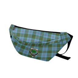 ScotsTee Shop Scottish Irvine of Glentulchan Modern Clan Crest Tartan Fanny Pack Plaid Waist Bag