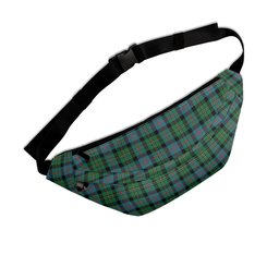 ScotsTee Shop Scottish MacCallum Ancient Clan Crest Tartan Fanny Pack Plaid Waist Bag