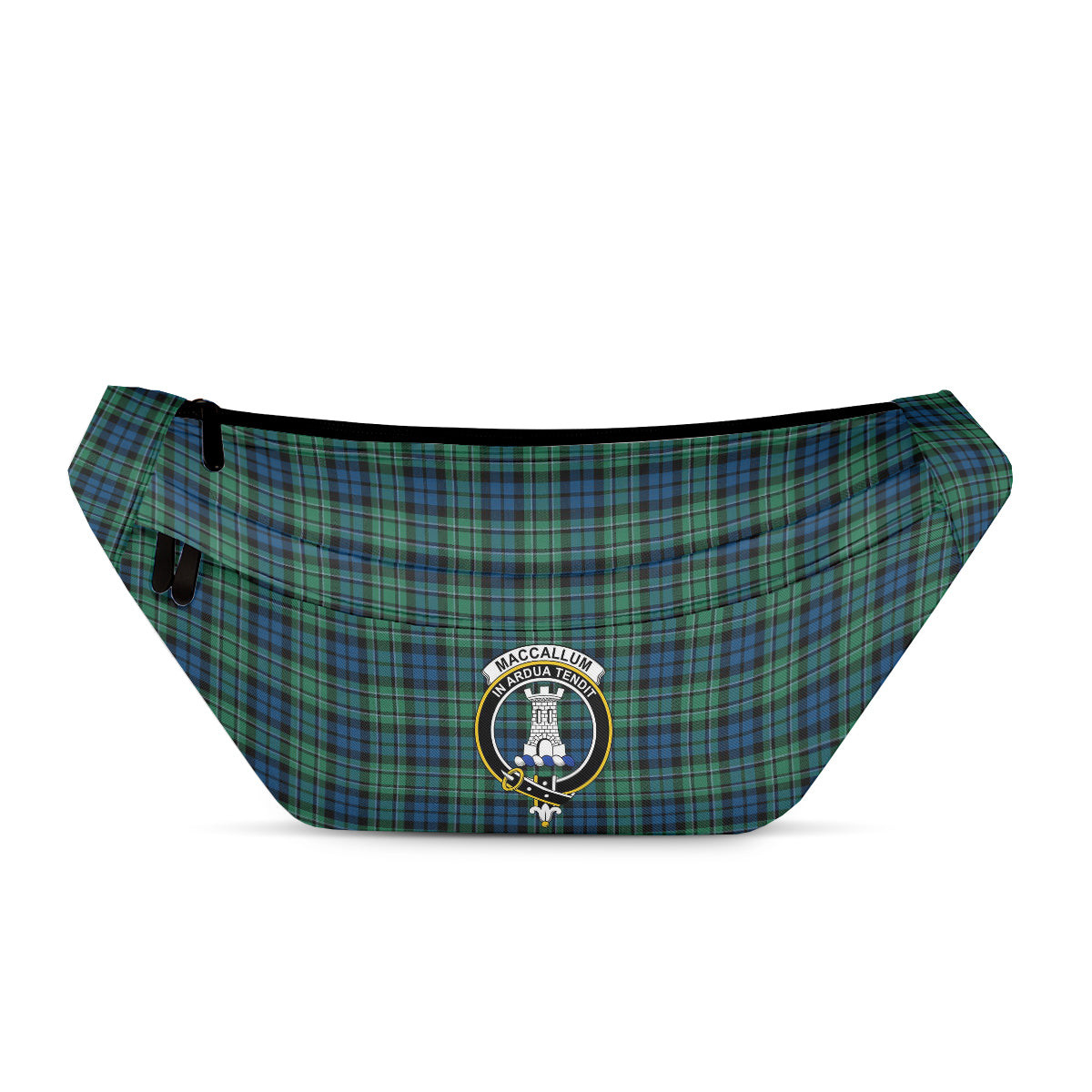ScotsTee Shop Scottish MacCallum Ancient SC Clan Crest Tartan Fanny Pack Plaid Waist Bag
