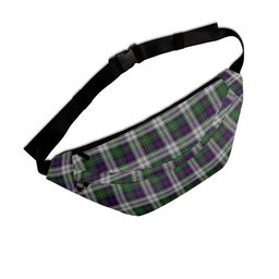 ScotsTee Shop Scottish McCallum Dress Clan Crest Tartan Fanny Pack Plaid Waist Bag