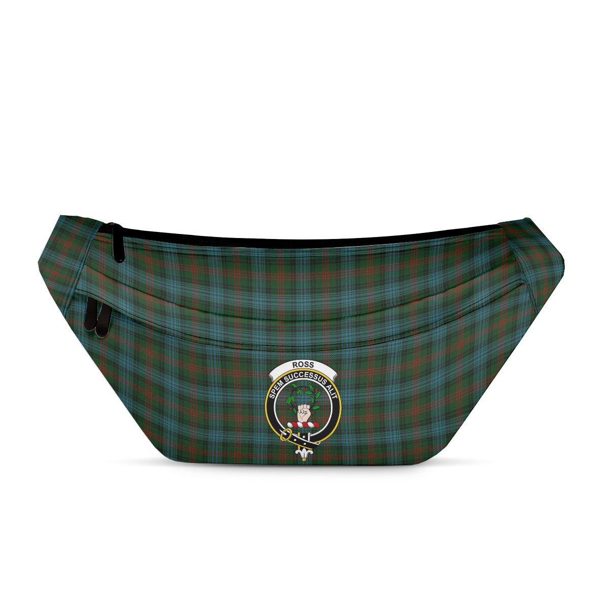 ScotsTee Shop Scottish Ross Hunting Clan Crest Tartan Fanny Pack Plaid Waist Bag