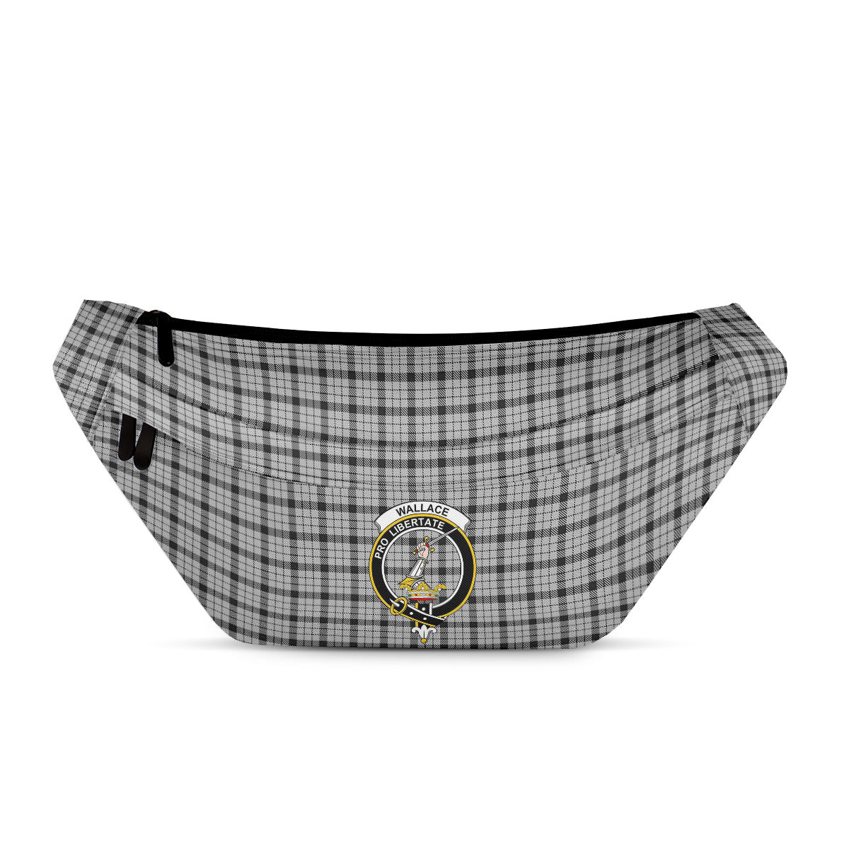 ScotsTee Shop Scottish Wallace Dress Clan Crest Tartan Fanny Pack Plaid Waist Bag