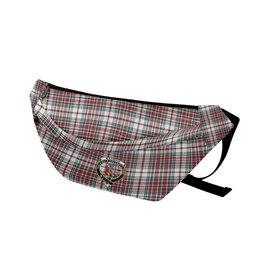 ScotsTee Shop Scottish MacBain Dress Modern Clan Crest Tartan Fanny Pack Plaid Waist Bag