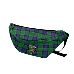 ScotsTee Shop Scottish Monteith Clan Crest Tartan Fanny Pack Plaid Waist Bag