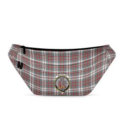 ScotsTee Shop Scottish MacBean Dress Modern Clan Crest Tartan Fanny Pack Plaid Waist Bag