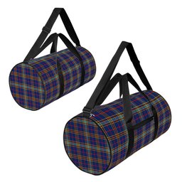 ScotsTee Shop Scottish Balfour Blue Modern Crest Tartan Travel Bags
