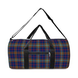ScotsTee Shop Scottish Balfour Blue Modern Crest Tartan Travel Bags