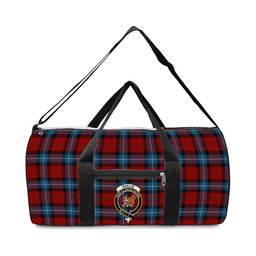 ScotsTee Shop Scottish Baillie of Polkemmet Red Crest Tartan Travel Bags