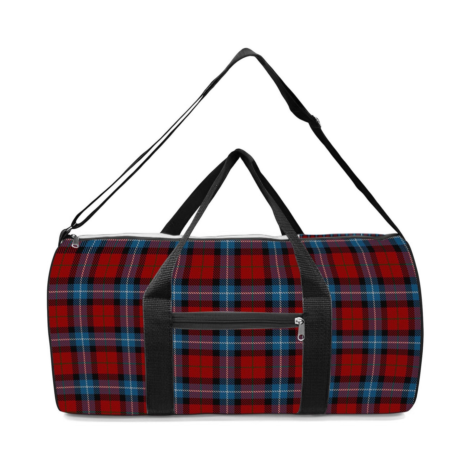 ScotsTee Shop Scottish Baillie of Polkemmet Red Crest Tartan Travel Bags