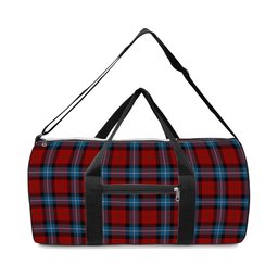 ScotsTee Shop Scottish Baillie of Polkemmet Red Crest Tartan Travel Bags