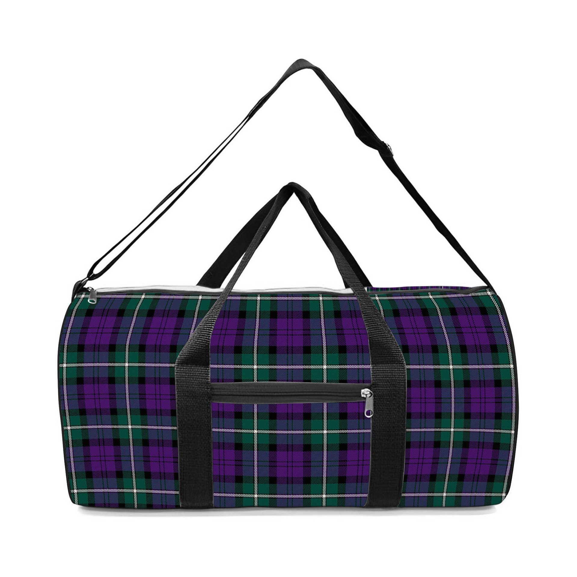 ScotsTee Shop Scottish Baillie Highland Society Modern Crest Tartan Travel Bags