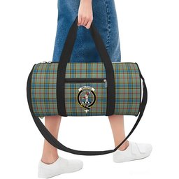 ScotsTee Shop Scottish Balfour Blue Crest Tartan Travel Bags