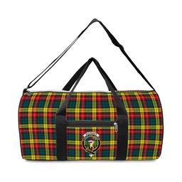 ScotsTee Shop Scottish Buchanan Modern Crest Tartan Travel Bags