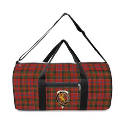 ScotsTee Shop Scottish Brown of Castledean (Broun of Castledean) Ancient Crest Tartan Travel Bags