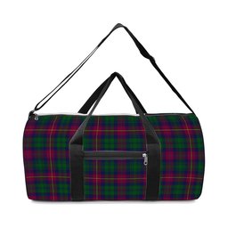 ScotsTee Shop Scottish Cairns of Finavon Crest Tartan Travel Bags