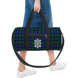 ScotsTee Shop Scottish Black Watch Modern Crest Tartan Travel Bags