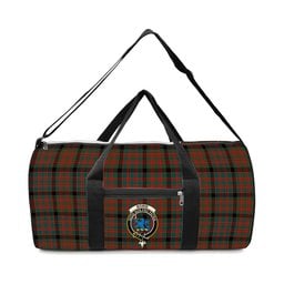 ScotsTee Shop Scottish Bowie Black Modern Crest Tartan Travel Bags