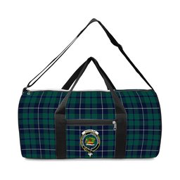 ScotsTee Shop Scottish Douglas Green Modern Crest Tartan Travel Bags