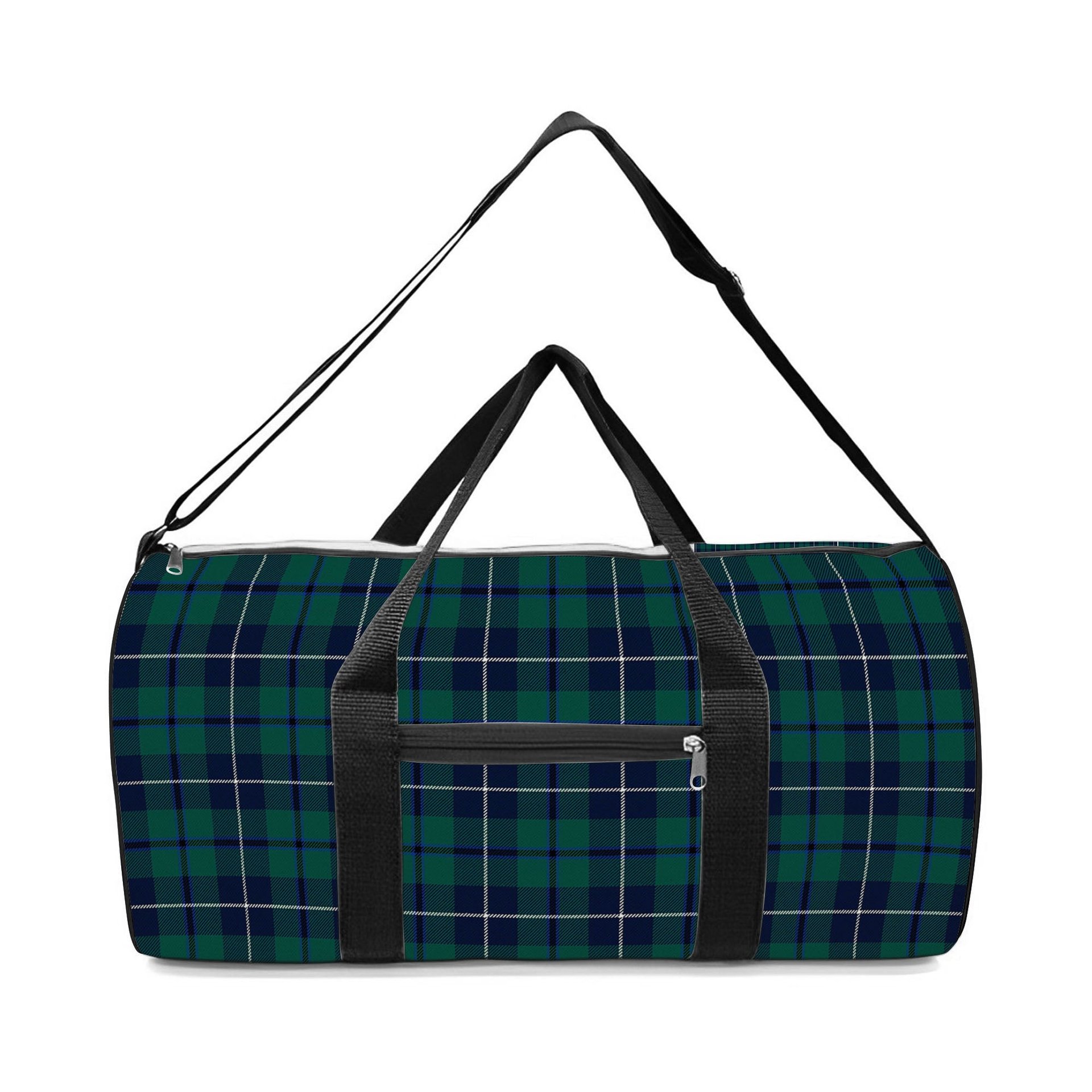 ScotsTee Shop Scottish Douglas Green Modern Crest Tartan Travel Bags