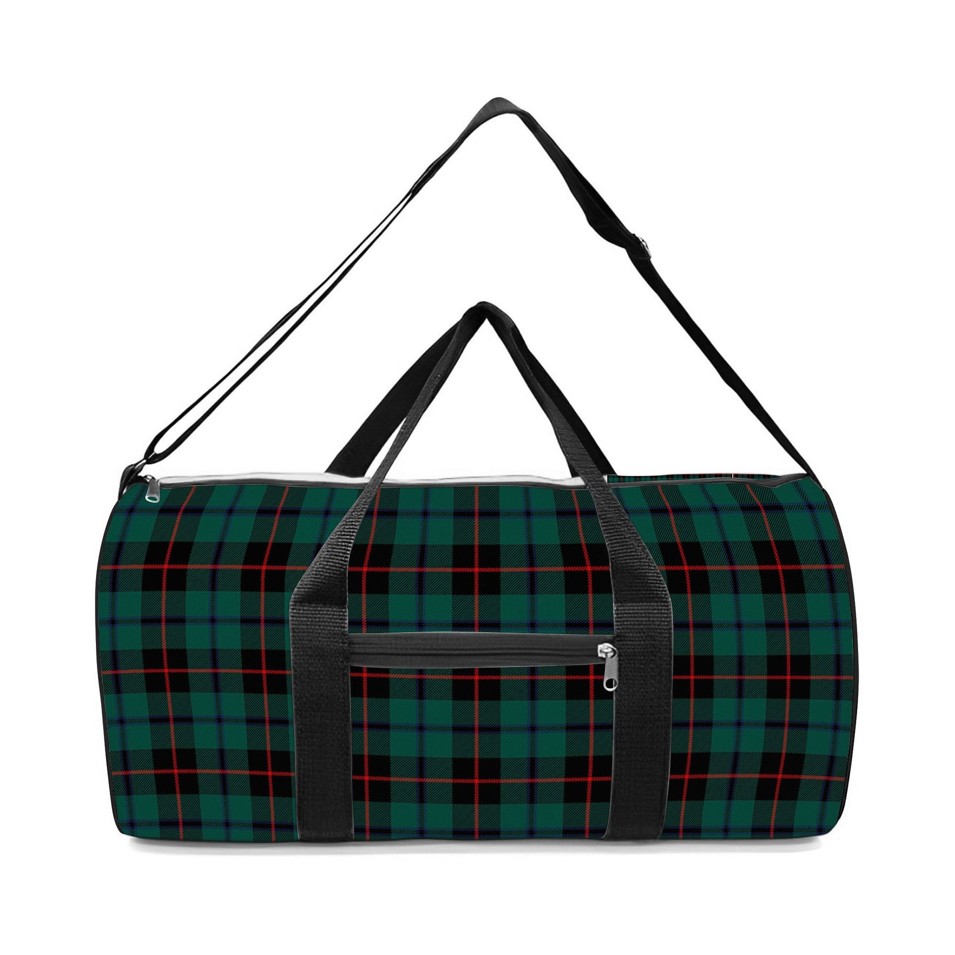 ScotsTee Shop Scottish Douglas Black Modern Crest Tartan Travel Bags