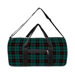 ScotsTee Shop Scottish Douglas Black Modern Crest Tartan Travel Bags