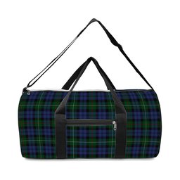 ScotsTee Shop Scottish Campbell Red Crest Tartan Travel Bags