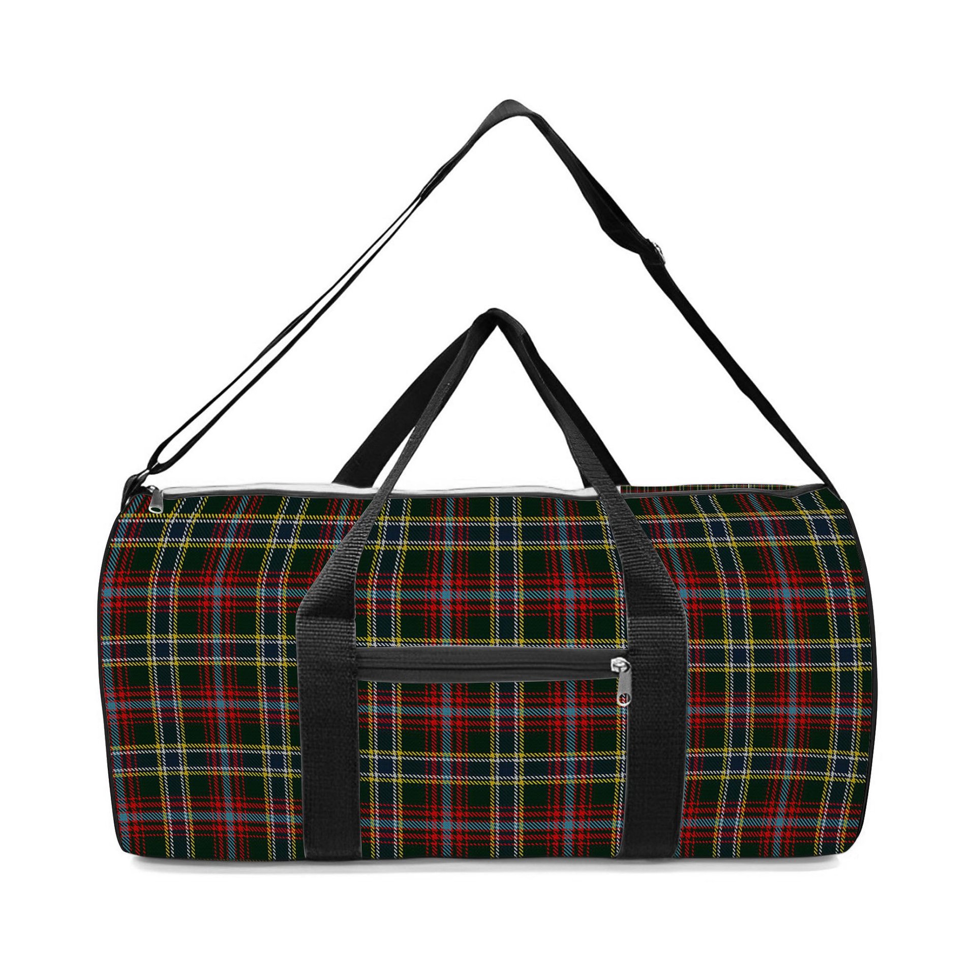ScotsTee Shop Scottish Currie of Arran Crest Tartan Travel Bags