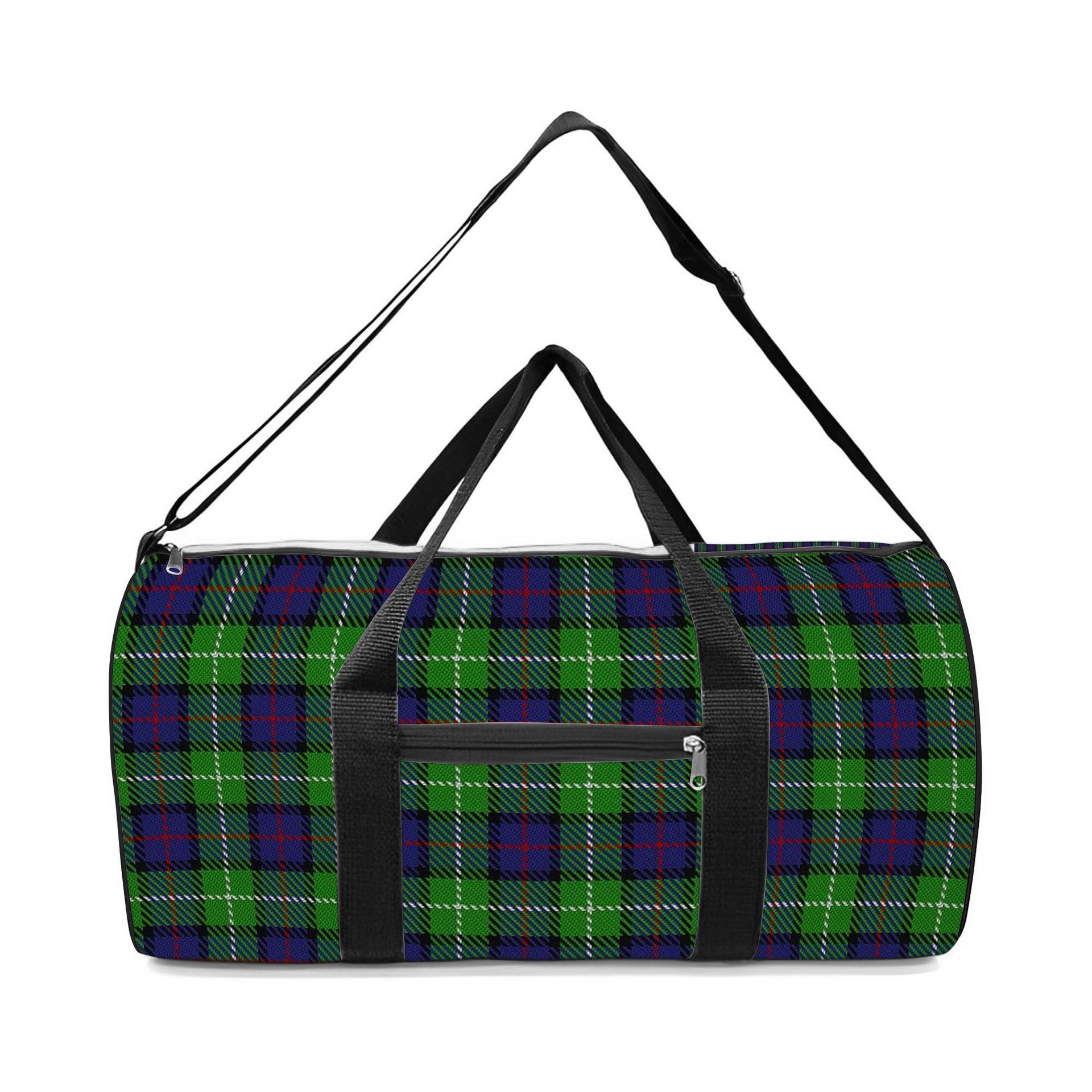 ScotsTee Shop Scottish Davidson of Tulloch Crest Tartan Travel Bags