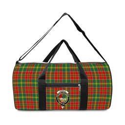 ScotsTee Shop Scottish Donald of Kingsburgh Modern Crest Tartan Travel Bags