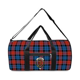 ScotsTee Shop Scottish Graham of Menteith Red Ancient Crest Tartan Travel Bags
