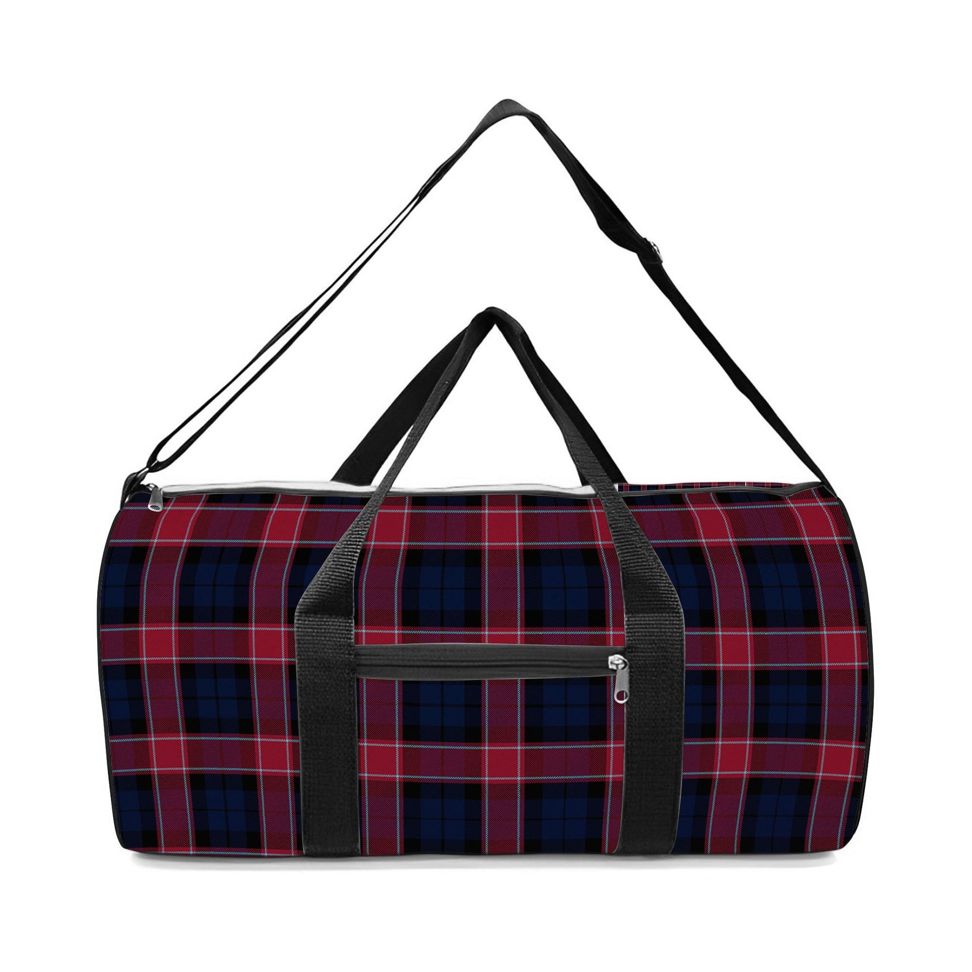 ScotsTee Shop Scottish Graham of Menteith Red Modern Crest Tartan Travel Bags