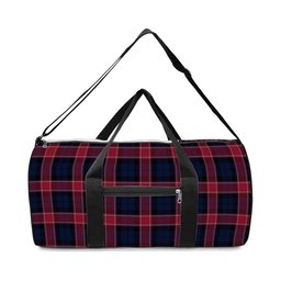 ScotsTee Shop Scottish Graham of Menteith Red Modern Crest Tartan Travel Bags