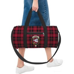 ScotsTee Shop Scottish Galbraith Maroon Modern Crest Tartan Travel Bags