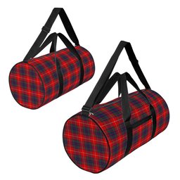 ScotsTee Shop Scottish Fraser Gathering Red Modern Crest Tartan Travel Bags