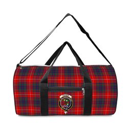 ScotsTee Shop Scottish Fraser Gathering Red Modern Crest Tartan Travel Bags