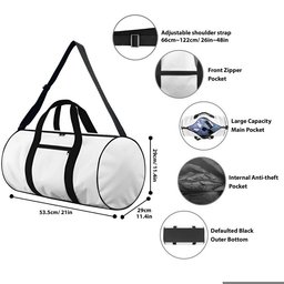 ScotsTee Shop Scottish Hannay Blue Modern Crest Tartan Travel Bags