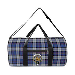 ScotsTee Shop Scottish Gillies Dress Blue Crest Tartan Travel Bags